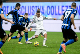 „Inter“ Italijoje iškovojo trečiąją pergalę iš eilės 