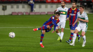 „Elche“ įveikusi „Barcelona“ pakilo į trečiąją poziciją Ispanijoje 
