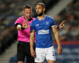 „Rangers“ ir „Slavia“ rungtynėse - žiaurus smūgis ir rasizmo apraiškos
