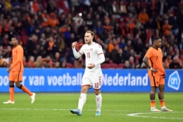 C. Eriksenas į Danijos rinktinės gretas grįžo įvarčiu prieš Nyderlandus