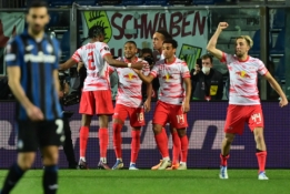 „RB Leipzig“ žengė į Europos lygos pusfinalį