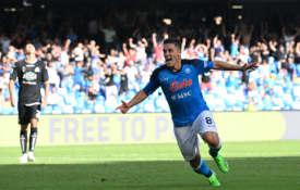 „Napoli“ futbolininkai rungtynių pabaigoje palaužė čempionato vidutiniokus