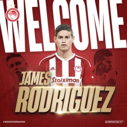 Oficialu: J. Rodriguezas nuomos pagrindais papildė „Olympiakos“ ekipa