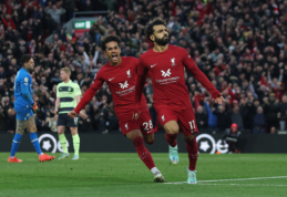 M. Salah įvartis išplėšė „Liverpool“ ekipai pergalę prieš „Man City“