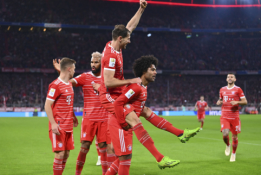 S. Gnabry „hat-tricku“ pažymėtame mače „Bayern“ pervažiavo „Werder“ futbolininkus