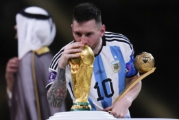 L. Messi – apie Martinezo atremtą smūgį, įžymią nuotrauką ir jausmą tapus pasaulio čempionu