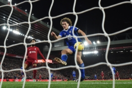 „Leicester“ gynėjo dublis į savo vartus lėmė „Liverpool“ pergalę