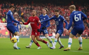 Aršiose rungtynėse „Liverpool“ ir „Chelsea“ pasidalino po tašką