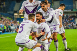 „Fiorentina“ išvykoje sutriuškino Poznanės „Lech“ ekipą