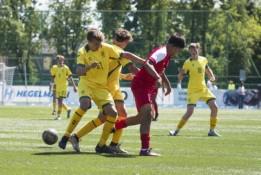 U15 rinktinė laimėjo visas UEFA „Development“ turnyro rungtynes
