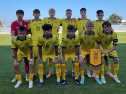U17 rinktinė sužais dvejas draugiškas rungtynes