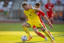U21 rinktinė išvengė sutriuškinimo prieš Velsą