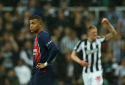 Šou St. James Parke: PSG patyrė sutriuškinimą prieš „Newcastle“