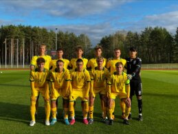Vaikinų U19 rinktinei pergalė atvėrė kelią į elitinį atrankos etapą