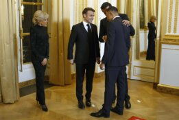 Prancūzijoje – K. Mbappe vakarienė su prezidentu E. Macronu bei Kataro emyru
