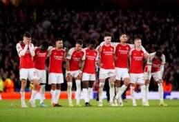 Pergalę po 11 m baudinių serijos išvargęs „Arsenal“ – Čempionų lygos ketvirtfinalyje