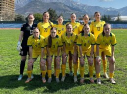 Atrankos turnyrą merginų U17 rinktinė baigė pergale prieš Andoros bendraamžes
