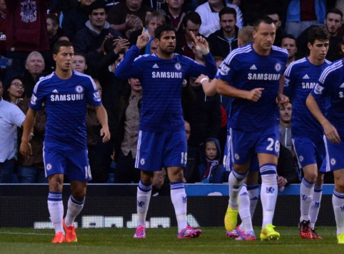 "Chelsea" klubas trimis įvarčiais pakrikštijo lygos naujokus (VIDEO, FOTO)