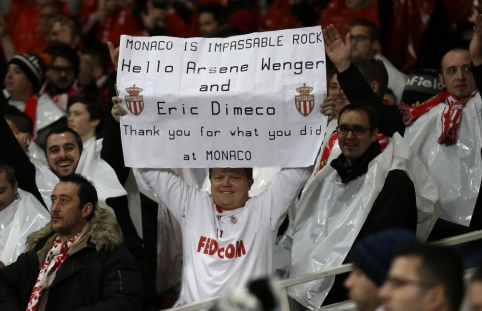 Čempionų lyga: "Monaco" pribloškė "Arsenal" klubą, "Atletico" krito Lėverkuzene (VIDEO)