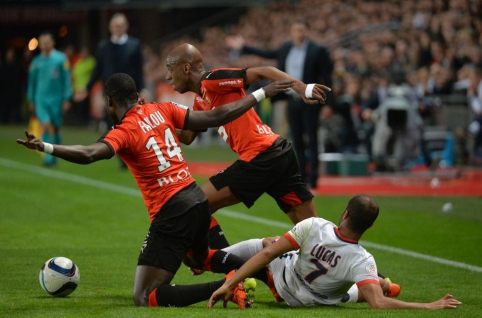 PSG į pergalę prieš "Rennes" atvedė A. Di Maria įvartis (FOTO, VIDEO)