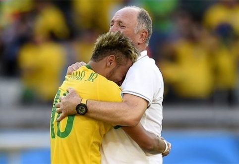 L.Scolari: "Turime 4-5 dienas pastatyti Neymarą ant kojų"