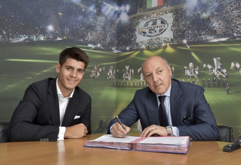 Oficialu: A.Morata už 20 mln. eurų keliasi į "Juventus"