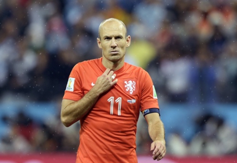 A.Robbenas: Argentina nenusipelnė žaisti pasaulio čempionato finale