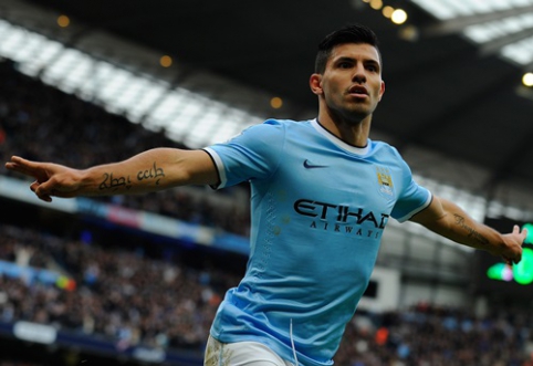 S.Aguero pasirašė naują penkerių metų sutartį su "Man City"