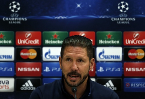 D.Simeone: žinojome, kad prieš "Olympiacos" lengva nebus