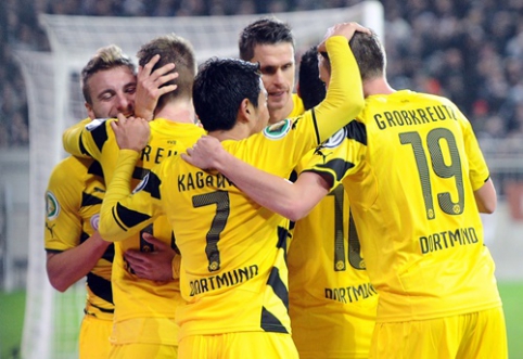 Vokietijos taurėje - lengva Dortmundo "Borussia" pergalė