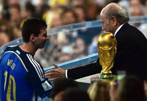S.Blatteris: L.Messi nenusipelnė "Auksinio kamuolio" pasaulio čempionate