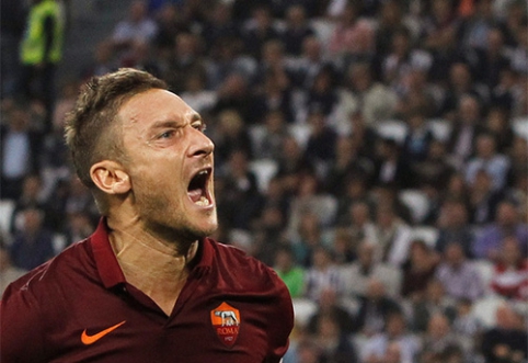 Įtūžęs F.Totti: "Juventus" turėtų žaisti savo lygoje (VIDEO)