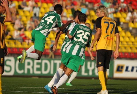 "Žalgiris" sutriuškino "Trakų" futbolininkus (VIDEO)