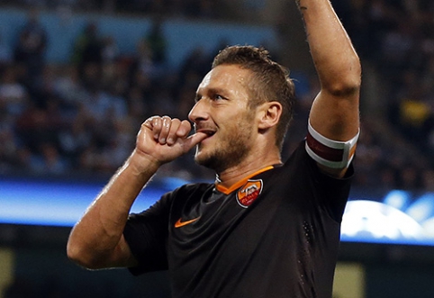 Rekordą pasiekęs F.Totti: įrodėme, ko esame verti (VIDEO)