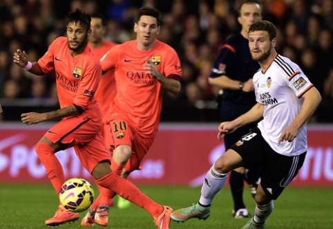 "Barcelona" Valensijoje išplėšė dramatišką pergalę, "Atletico" neturėjo vargo (VIDEO)