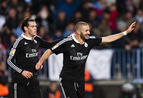Madrido "Real" išvykoje iškovojo sunkią pergalę prieš "Malaga" (VIDEO)