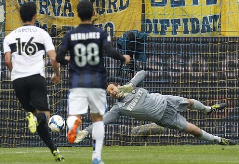 S.Handanovičius tampa "Inter" varžovų siaubu - atrėmė 6-tąjį baudinį iš eilės