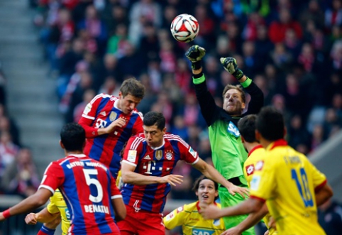 "Bundesliga": "Bayern" iškovojo pergalę, "Borussia" prarado taškus (VIDEO)