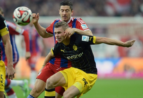 "Borussia" futbolininkai neatsilaikė prieš progas švaisčiusį "Bayern" (VIDEO)