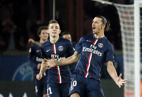 PSG ir "Bordeaux" džiaugėsi pergalėmis Prancūzijoje, Ibra pasižymėjo puikiais įvarčiais (VIDEO)