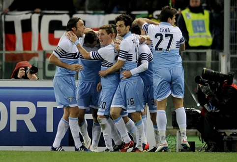 Italijoje "Lazio" įveikė "Milan"