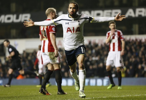 "Tottenham" iškovojo minimalią pergalę "Capital One Cup" pusfinalyje (VIDEO)