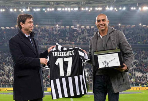 Prancūzijos futbolo legenda D.Trezeguet baigia žaidėjo karjerą (VIDEO)