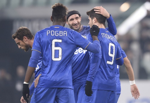 "Juventus" triuškinančia pergale žengė į Italijos taurės ketvirtfinalį (VIDEO)