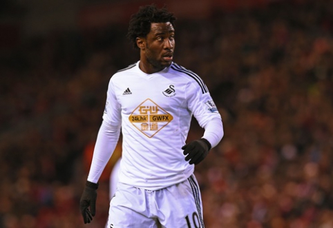 "Swansea" sutiko už 38 mln. eurų "Man City" klubui parduoti W.Bony