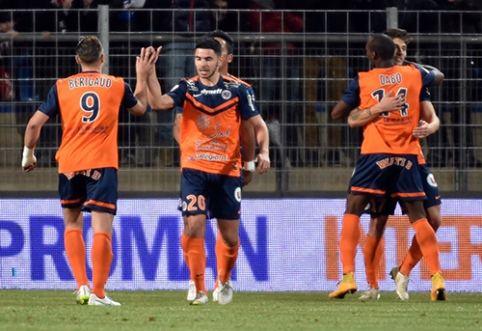 "Montpellier" patiesė lygos lyderį "Marseille" (VIDEO)