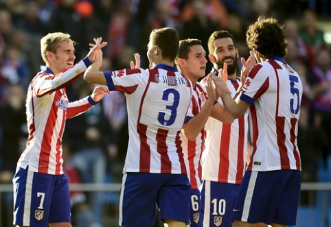 A.Griezmanno vedamas "Atletico" Ispanijos čempionate nugalėjo "Levante" (VIDEO)