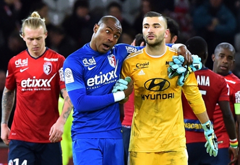 "Lyon" patyrė nesėkmę prieš "Lille", "Saint Etienne" prarado taškus (VIDEO)