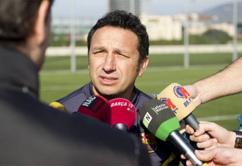 "Barcelona B" komanda pakeitė vyr. trenerį