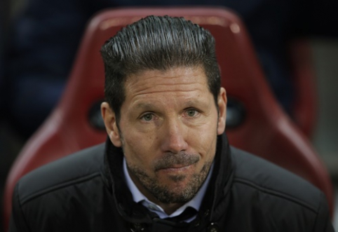 D.Simeone: "Atletico" nekeis savo agresyvaus žaidimo stiliaus